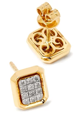 Damas gold earrings sales