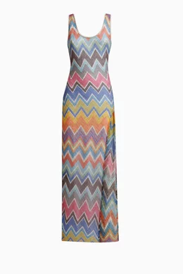 princess polly baby blue dress Issey Miyake Pleats Please Zig Zag A-Line Dress in Steel Blue