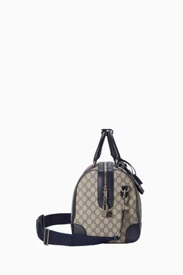 Buy Gucci Brown Small Savoy Duffle Bag in GG Supreme Canvas For UNISEX Online Ounass Oman