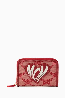 Mcm red wallet women's shop