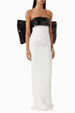 monot sequin dress MONOT KLEID in Black & Silver