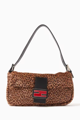 Fendi pony hair baguette best sale