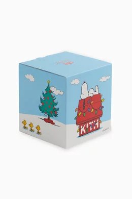Buy Kith Red Kith x Peanuts Snoopy House Snow Globe in Glass For