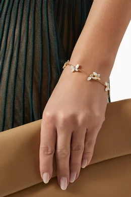 Buy Kate Spade New York White Social Butterfly Bracelet in