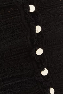 Sandro black cardigan online