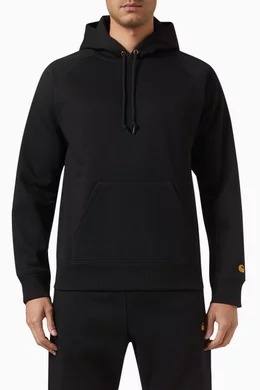 Carhartt wip chase hoodie black cheap