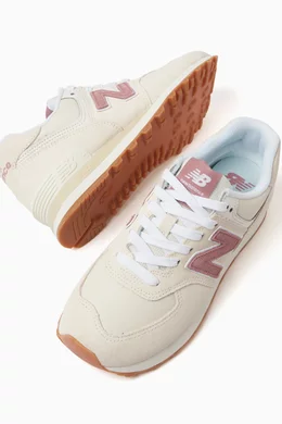 New balance pink 574 v2 suede trainers online