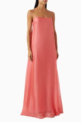 Buy Staud Pink Delfina Maxi Dress For Women Online | Ounass Oman