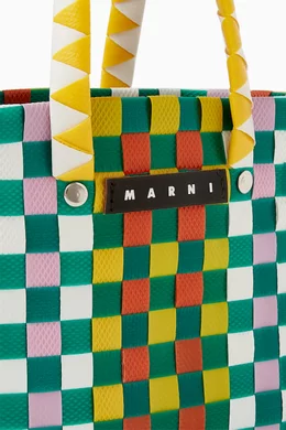 Buy Marni Yellow Micro Basket Bag Online for Kids Ounass Oman