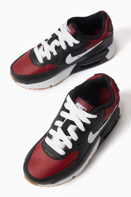 Buy Nike Black Air Max 90 LTR in Leather For UNISEX Online Ounass Oman