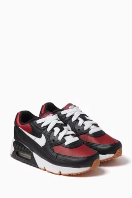 Buy Nike Black Air Max 90 LTR in Leather For UNISEX Online Ounass Oman