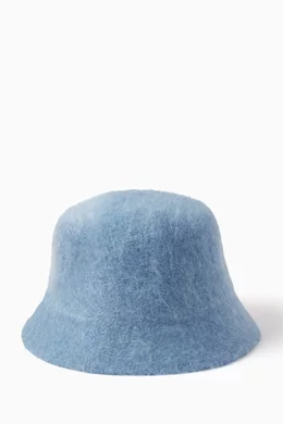 Madhappy alpaca bucket hat Madhappy Tan Classics Alpaca Bucket Hat - Maple | Editorialist main image 3