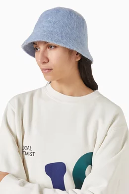 Madhappy alpaca bucket hat Madhappy Tan Classics Alpaca Bucket Hat - Maple | Editorialist main image 4