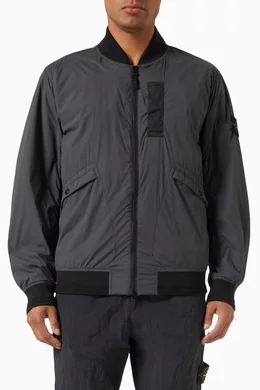Mens stone island bomber jacket online