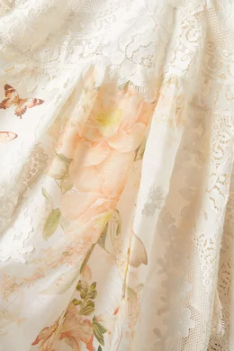 Buy Zimmermann Multicolour Natura Lace Patch Tank Maxi Dress in Linen-silk  For Women Online | Ounass Oman