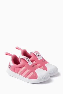 adidas gazelle silver green womens Hello Kitty & Friends Superstar 360 Infant Toddler Lifestyle Shoes (Pink  Fusion/Cloud White/Bliss Pink)