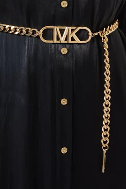 slim fit dress slacks Michael Kors Black Gold Tweed Dress