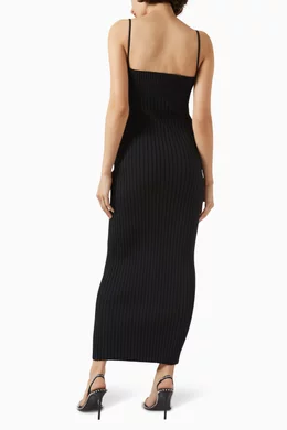 taupe knit dress Holland Sweater Dress-Dark Taupe