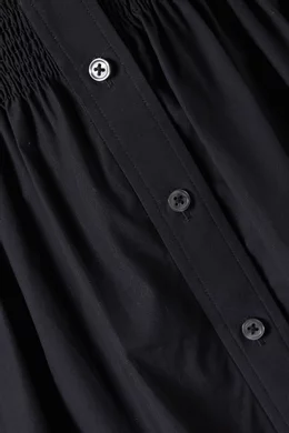 Buy Alexander Wang.t Black Smocked Mini Dress with Overshirt For Women  Online | Ounass Oman