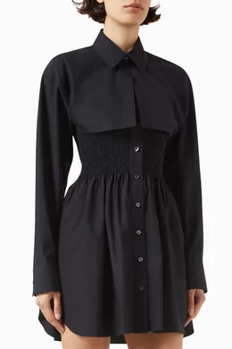 alexander wang smocked mini dress with overshirt Buy Alexander Wang.t Black Smocked Mini Dress with Overshirt For Women  Online
