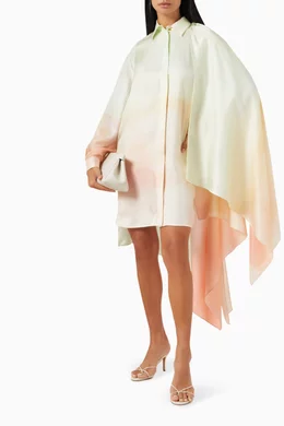 natura scarf mini dress Zimmermann NATURA SCARF MINI DRESS - 1001DS241BLUFLD