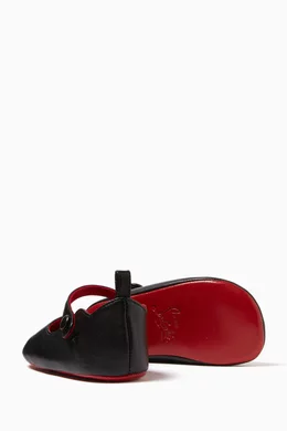 Buy Christian Louboutin Black Baby Love Chick Ballet Flats in