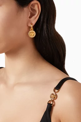 Versace drop earrings on sale