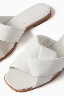 White ferragamo instructive slides