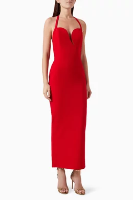 knee length dresses for ladies Buy Manon Maxi Dress - Plum main image 0