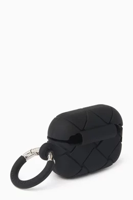 Buy Bottega Veneta Black AirPods Pro Case in Silicone For Men