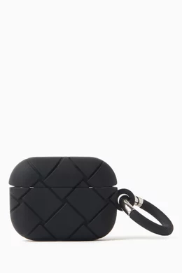 Buy Bottega Veneta Black AirPods Pro Case in Silicone For Men