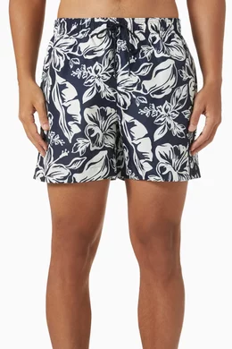 Buy Tommy Hilfiger Multicolour Medium Essential Print Swim Trunks