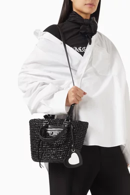 Buy Balenciaga Black Small Le Cagole Panier Tote Bag in