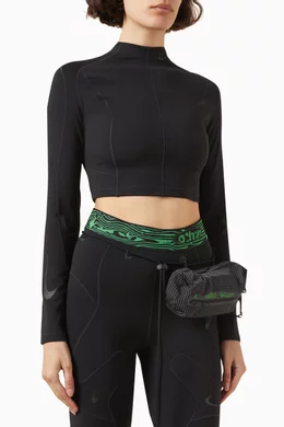 Nike off white crop top shop