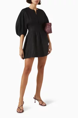 faithfull the brand soleil linen mini dress Faithfull the Brand Soleil Mini Dress in White