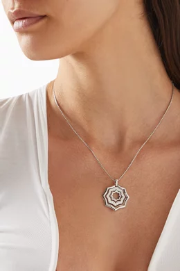 Buy David Yurman Silver Stax Diamond Necklace in Sterling Silver Online for Women Ounass Oman