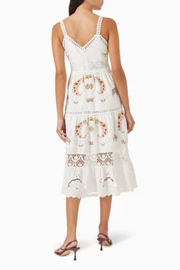 sachin and babi light blue dress Sea-NY Medina Lace Midi Dress main image 0