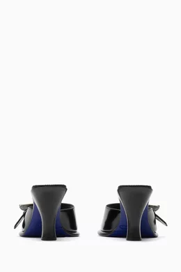 Buy Burberry Black Bay 70 Mules in Leather For Women Online Ounass Oman