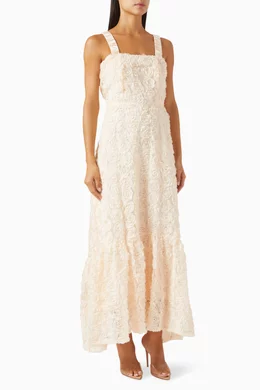 Yas lace flower dress discount