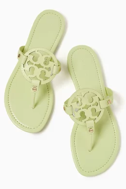 Buy Tory Burch Green Miller Sandals in Leather For Women Online Ounass Oman