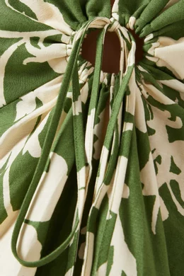 Buy Shona Joy Green Renee Keyhole Ruched Mini Dress For Women Online |  Ounass Oman