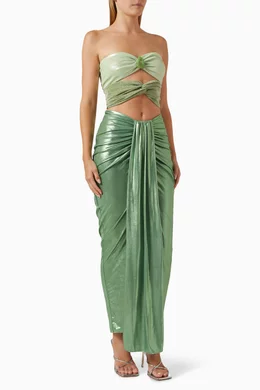 green baobab dress BAOBAB Canoa Maxi Dress