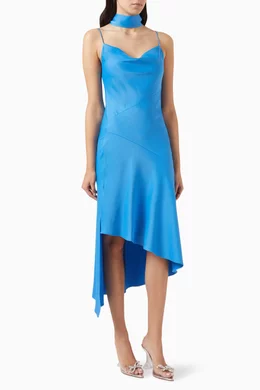 ankle length wedding dresses for older brides Harmony Sheer Midi Dress