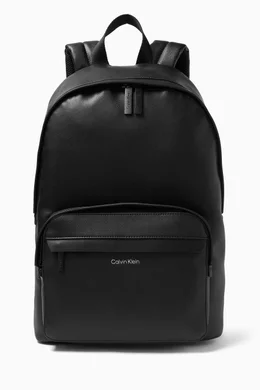 Campus Backpack Black Leather Calvin Klein Backpack Calvin  display picture 2
