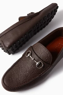 princess polly baby blue dress Grain Leather Tassel Loafers - Chocolate Brown main image 1