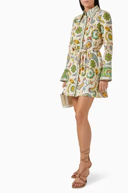 carmine mini dress CARMINE MINI DRESS YELLOW