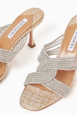 Zara gem encrusted slides cheap