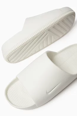 Buy Nike Neutral Calm Slides in Rubber For Men Online Ounass Oman
