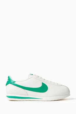 Buy Nike Neutral Cortez Sneakers in Leather For Men Online Ounass Oman