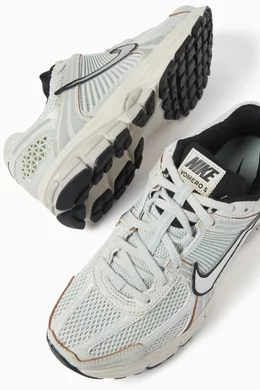 Buy Nike Silver Zoom Vomero 5 Sneakers in Textile Leather For Women Online Ounass Oman